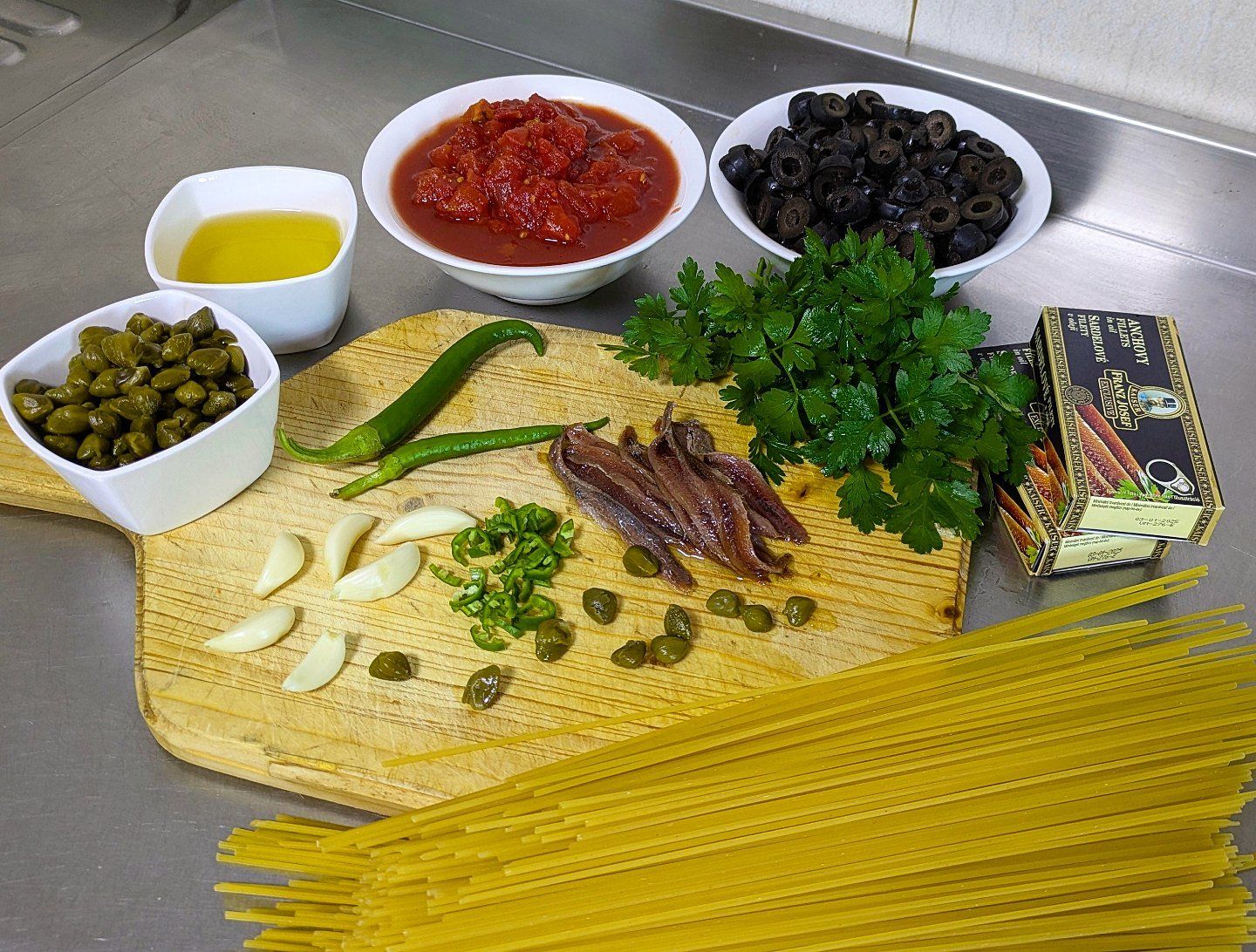 pasta, retete, spaghetti, puttanesca